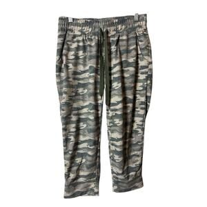 Xersion Women’s Athletic Elastic Waist Drawstring Camo Print Jogger  Sz S